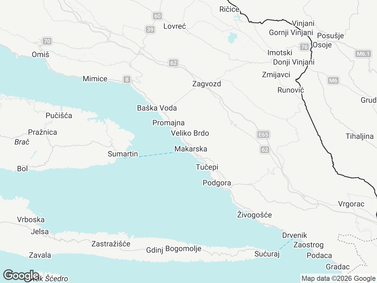 Location of Villa Basak