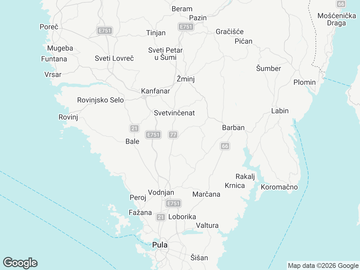 Posizione di Villa Dora