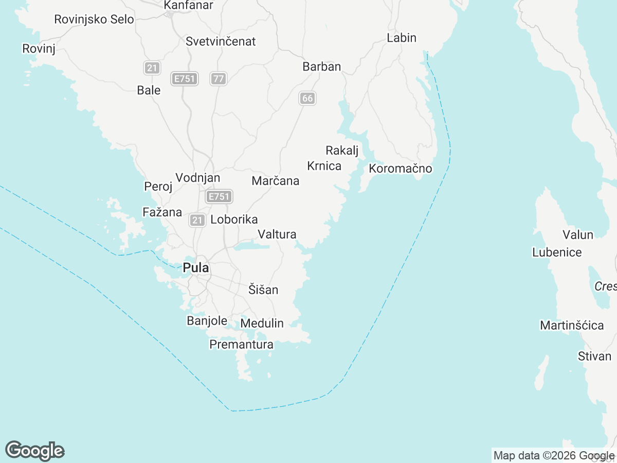 Location of Villa Family