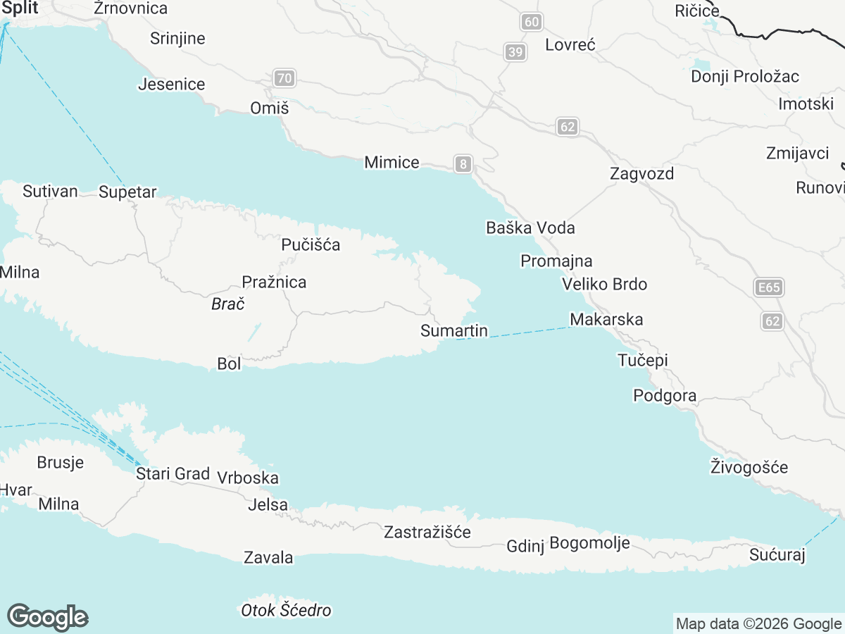 Location of Villa Bifora