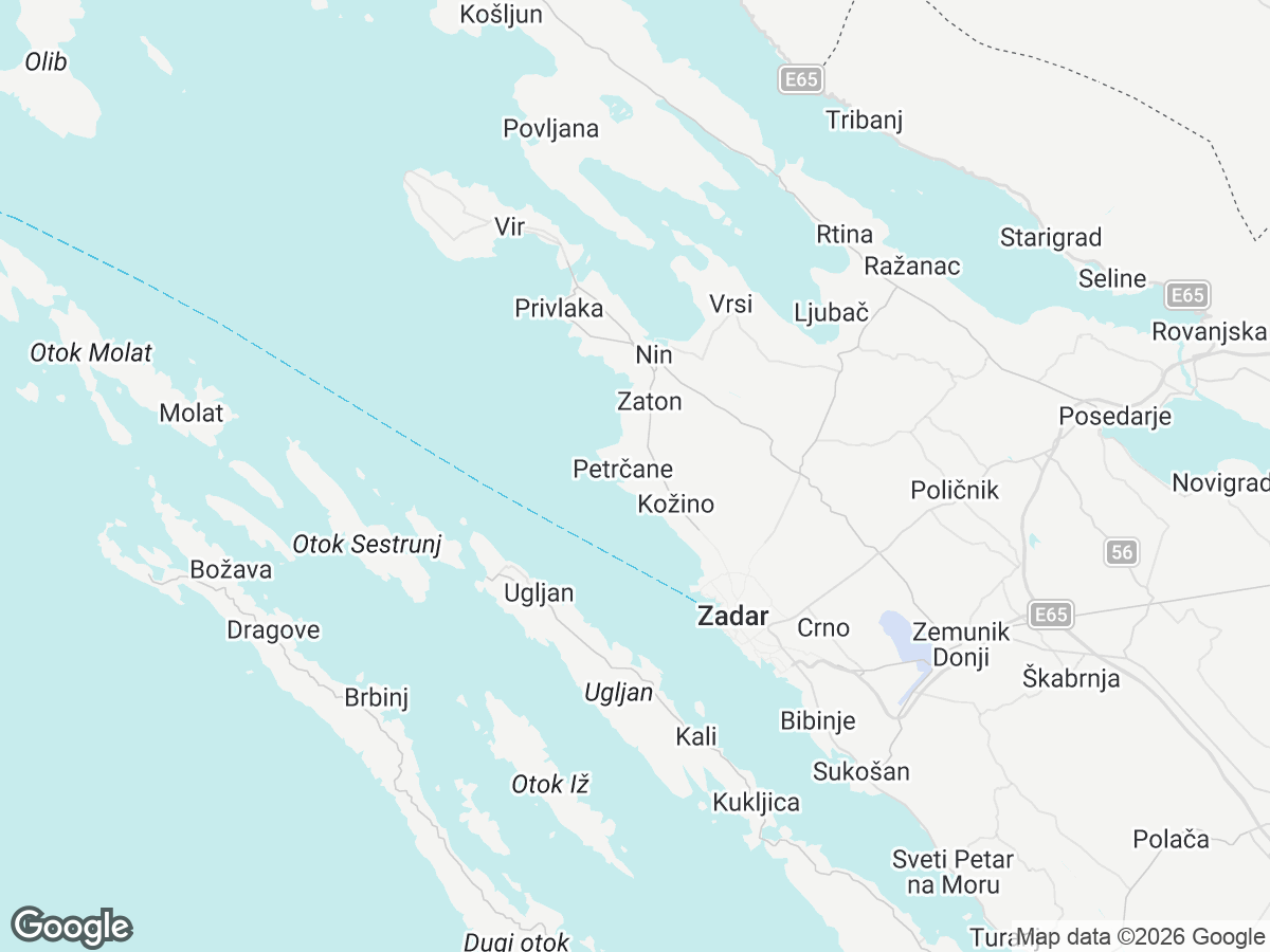 Location of Villa Meta