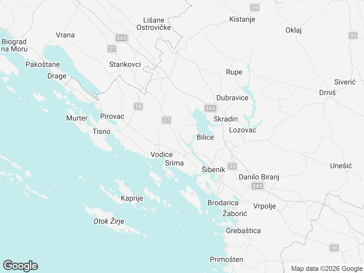 Beliggenhed af Villa Šimun