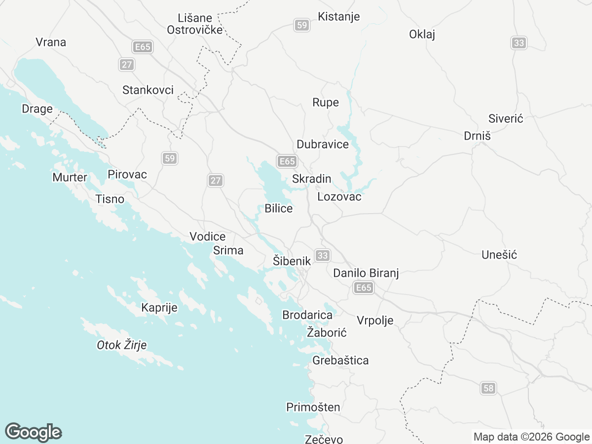 Posizione di Villa Sebenico