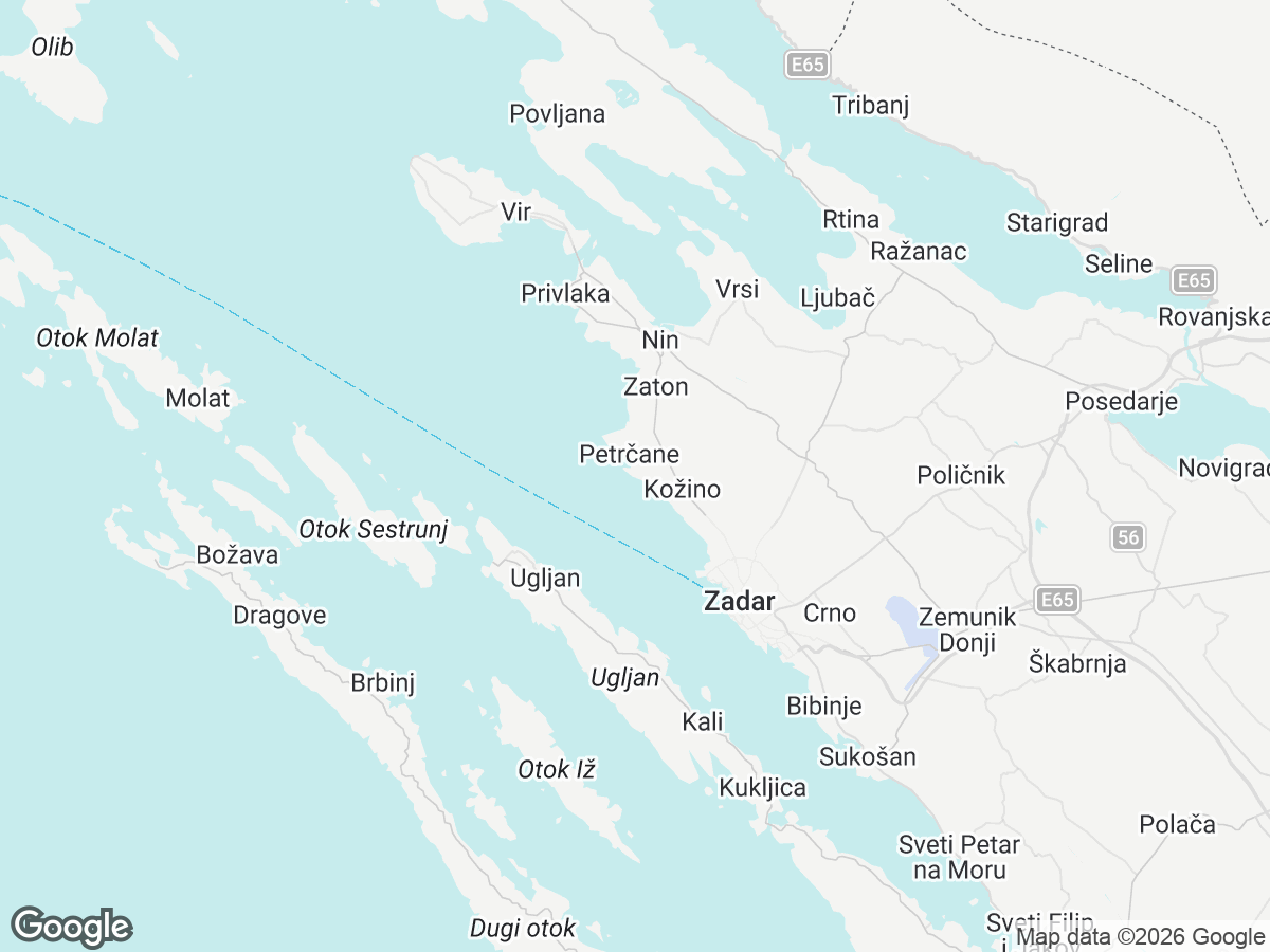 Location of Villa Acacia