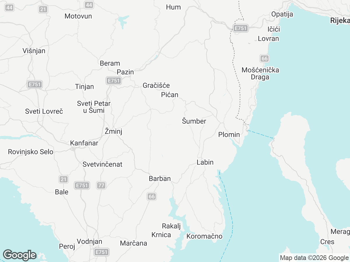 Location of Villa Nada