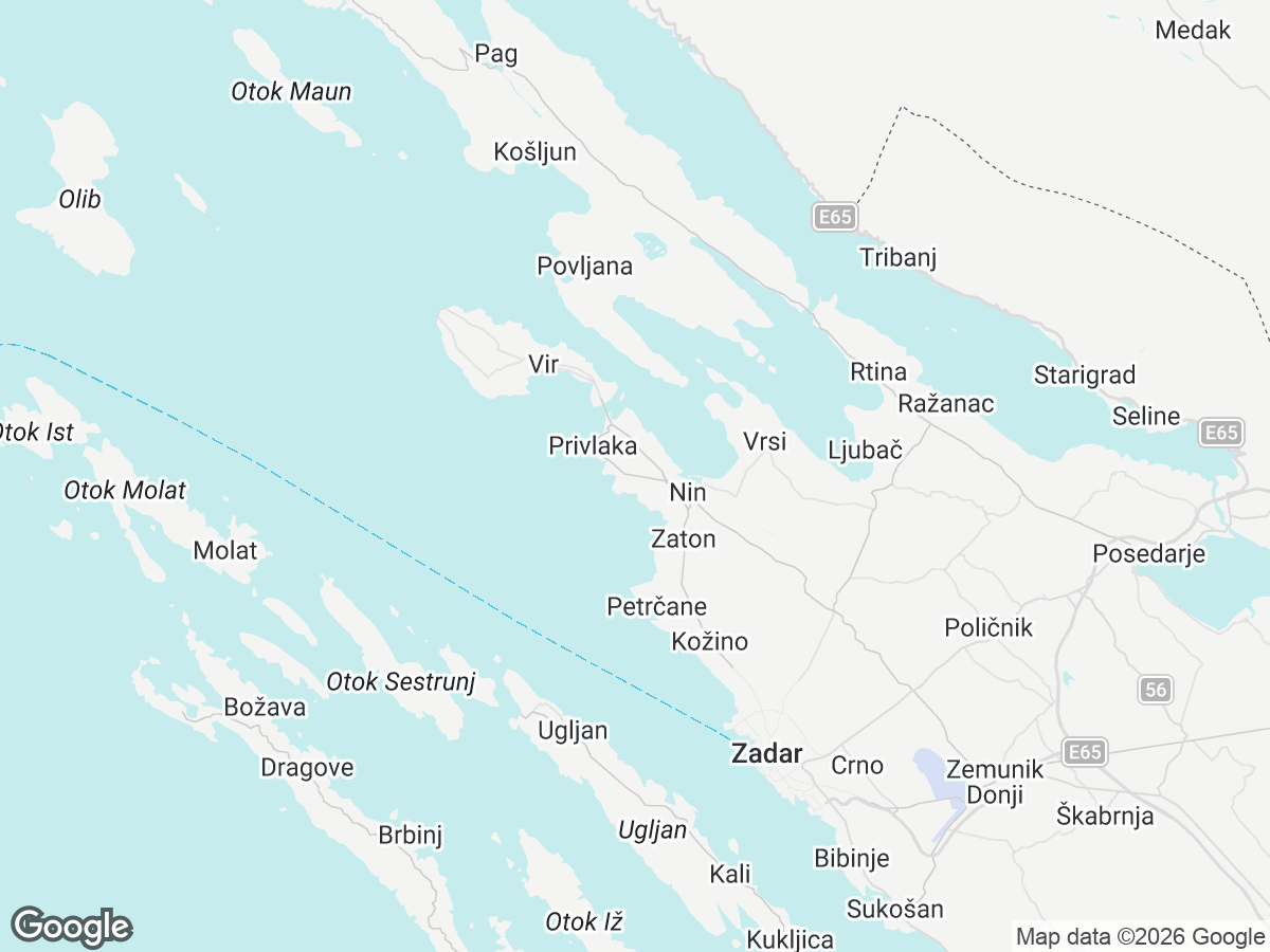 Location of Villa Santa Barbara