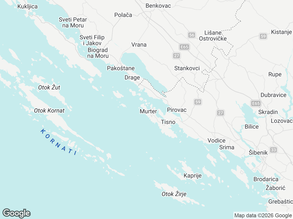 Lokacija Villa Cikas