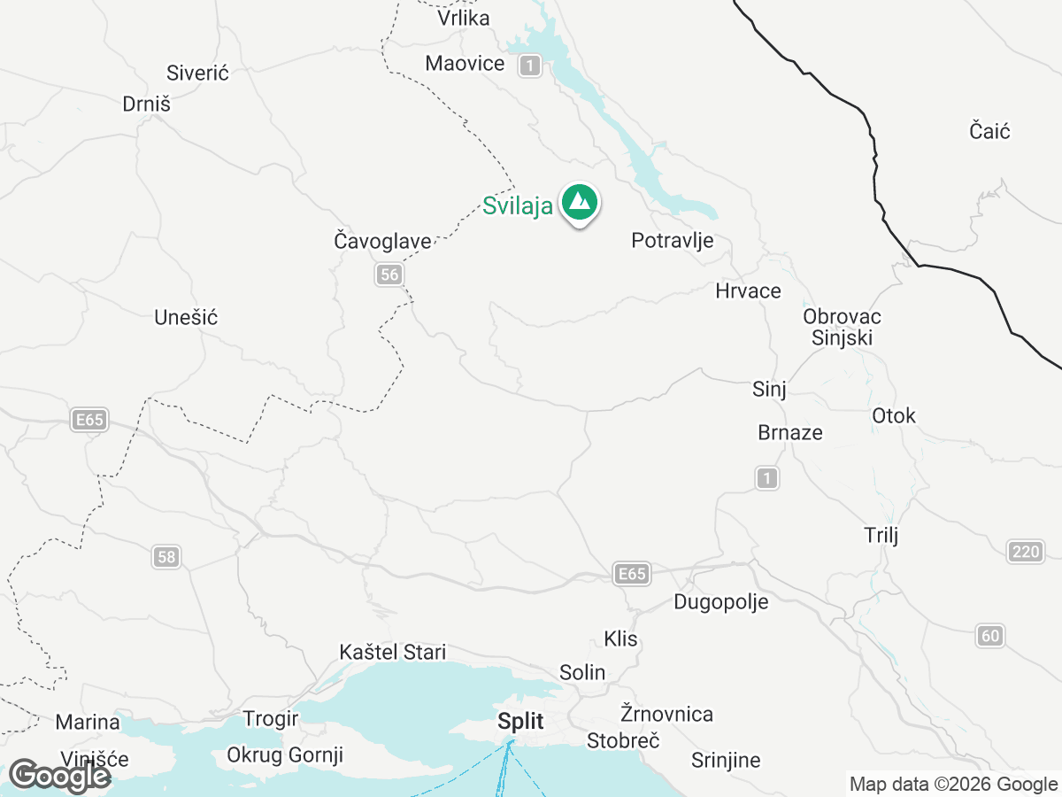 Location of Villa Zmina