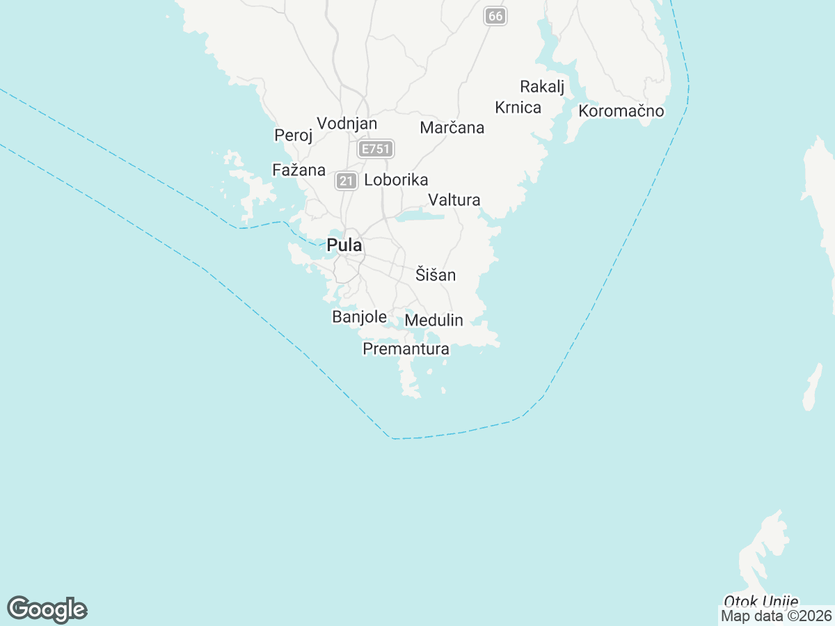 Location of Villa Vie