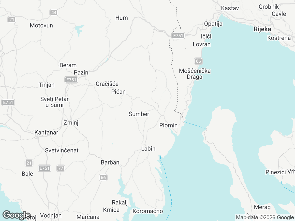 Location of Villa Viktor Tireli
