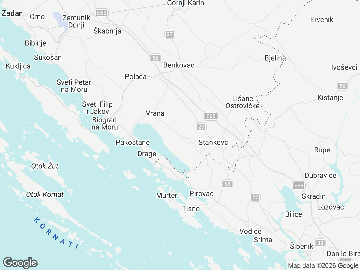 Location of Villa Kori