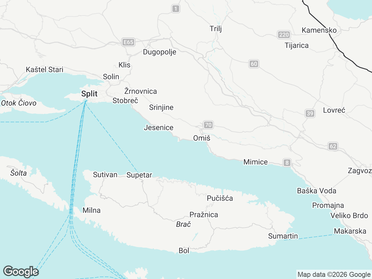 Posizione di Villa Erce