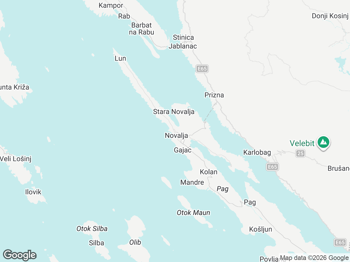 Location of Villa Primavera