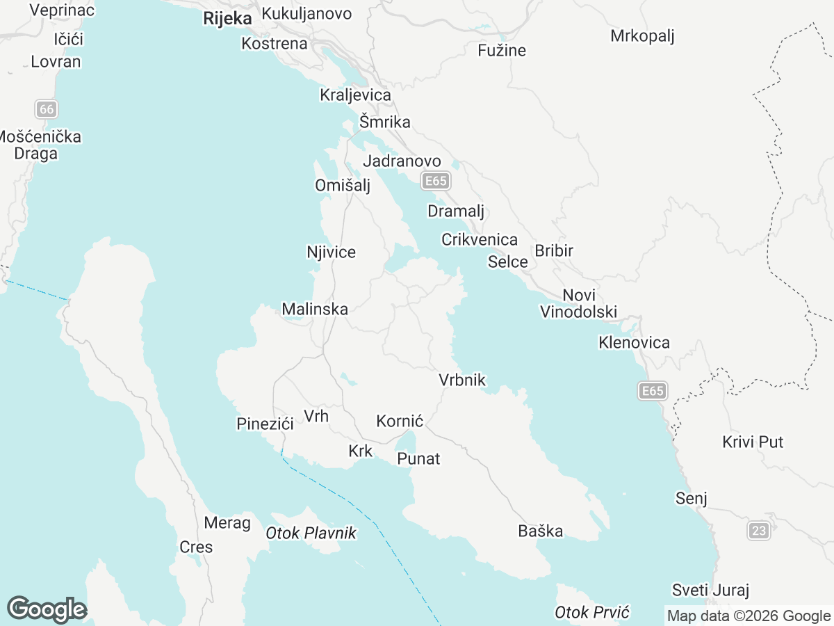 Emplacement de Villa Aria Krk