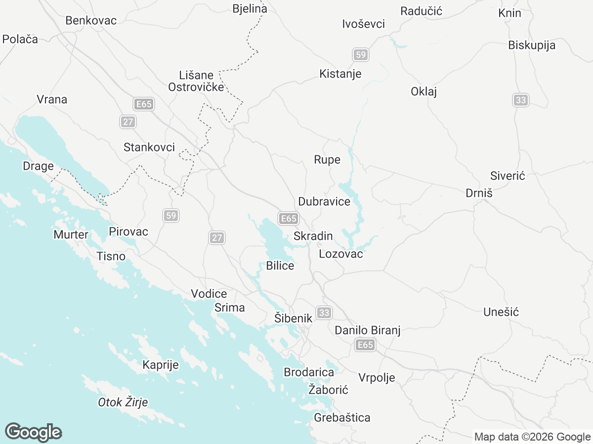 Posizione di Villa Skradin