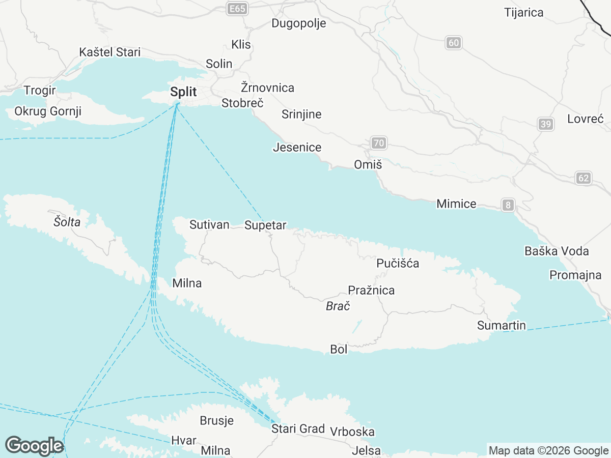 Posizione di Villa Brac