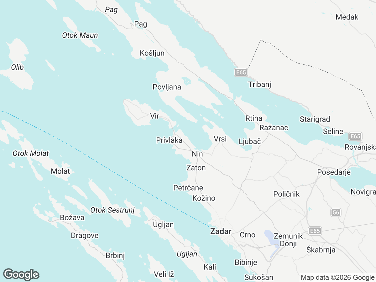 Location of Villa Royal Sands