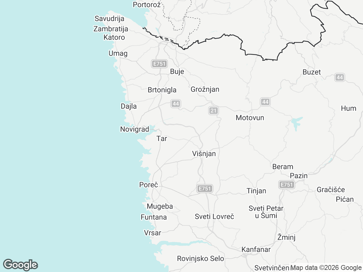Location of Villa Alisia