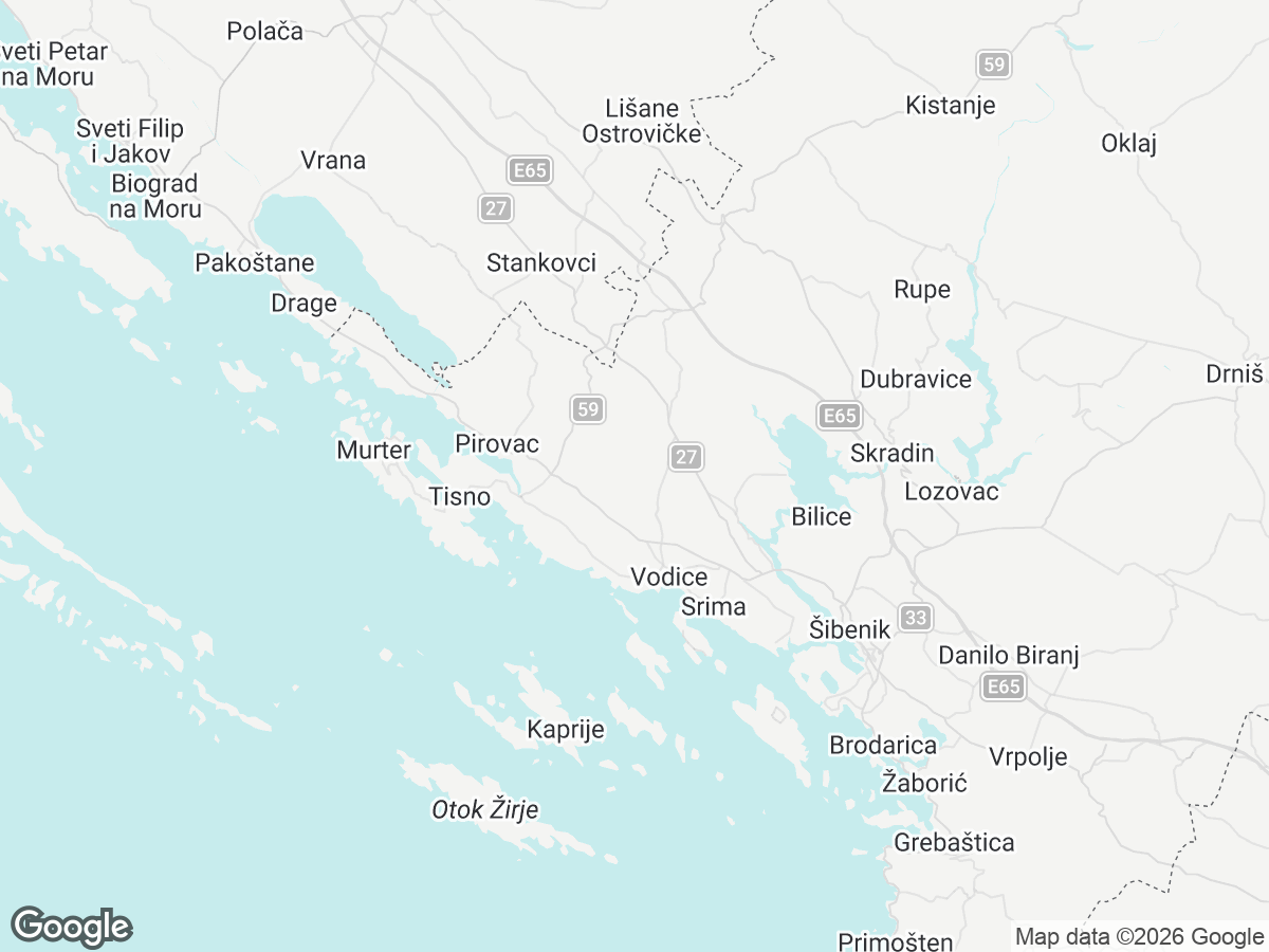 Location of Villa La Meravigliosa