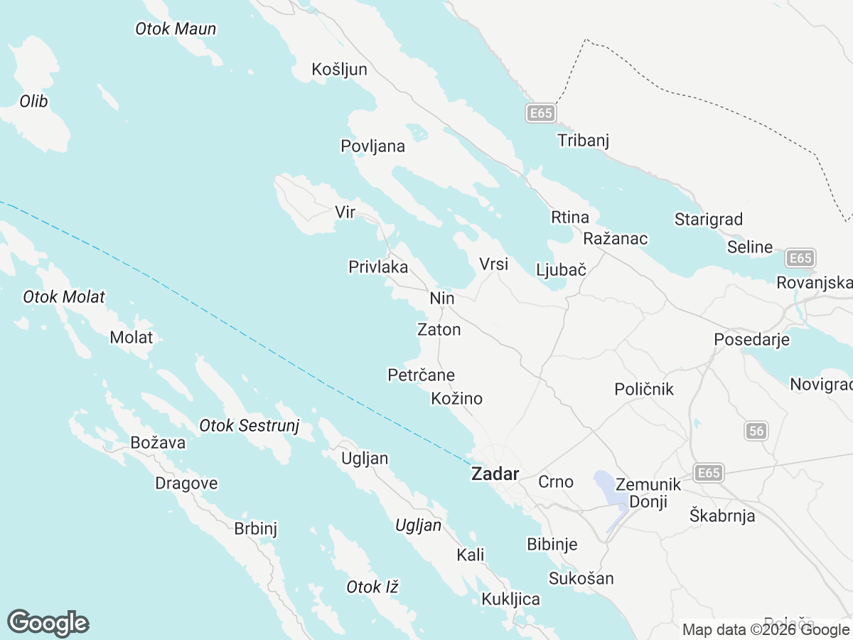 Location of Villa Zatonka