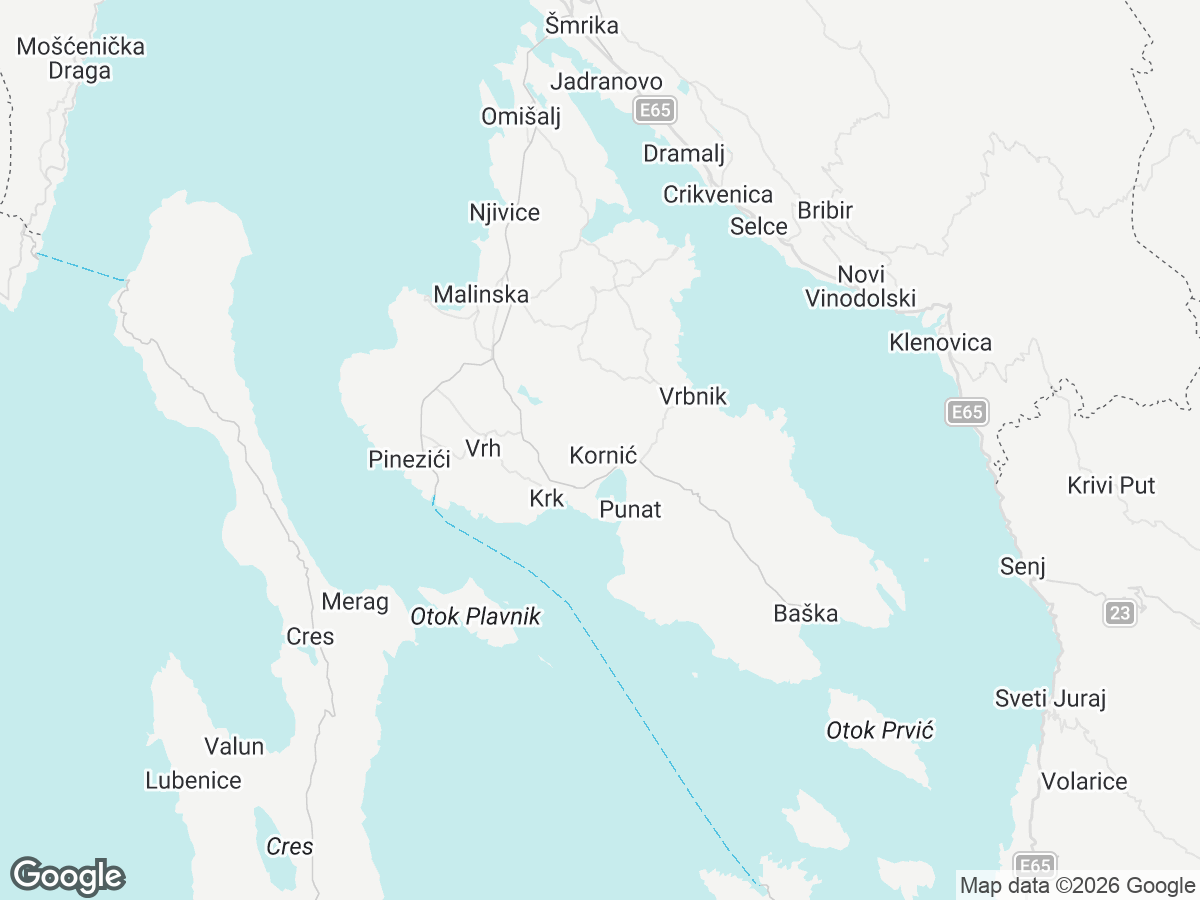 Posizione di Villa Tara Krk