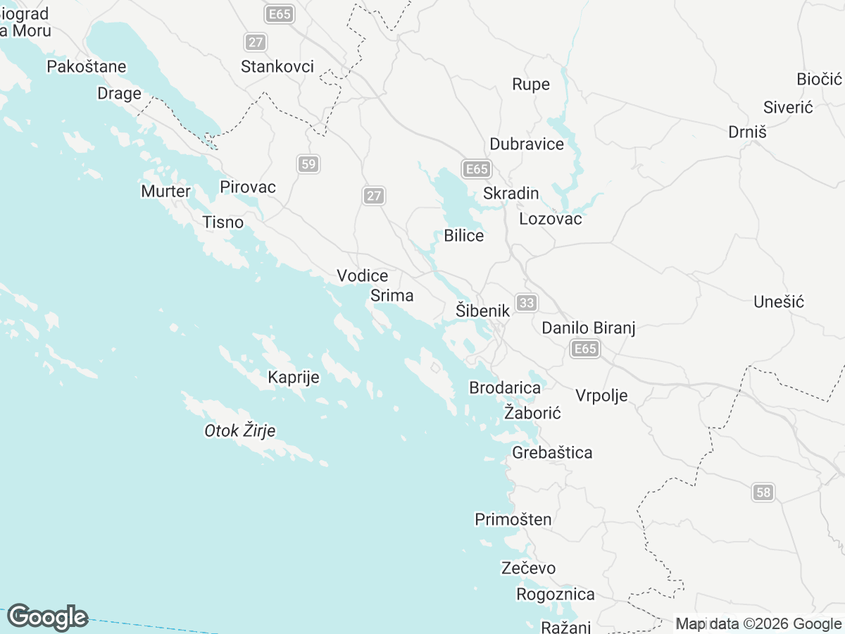 Location of Villa Pure