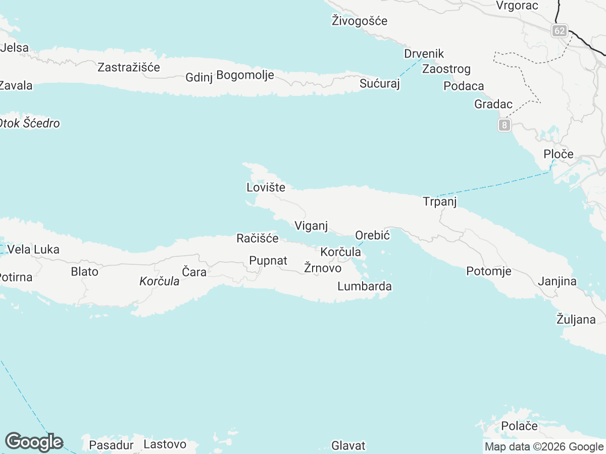 Lokacija Villa Maris Viganj