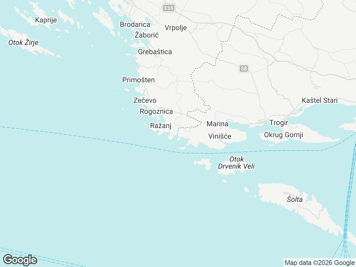 Location of Villa Folie
