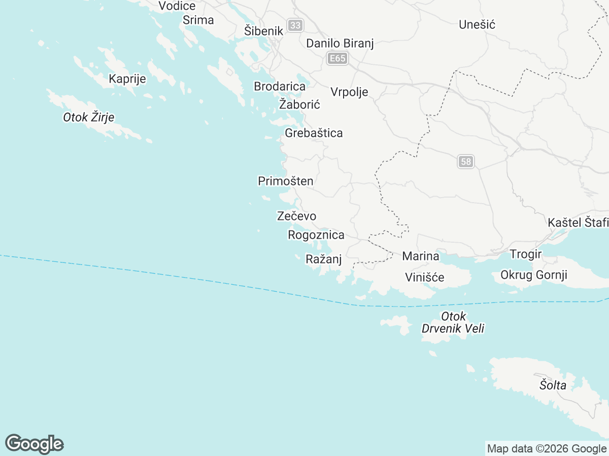 Location of Villa Esperia