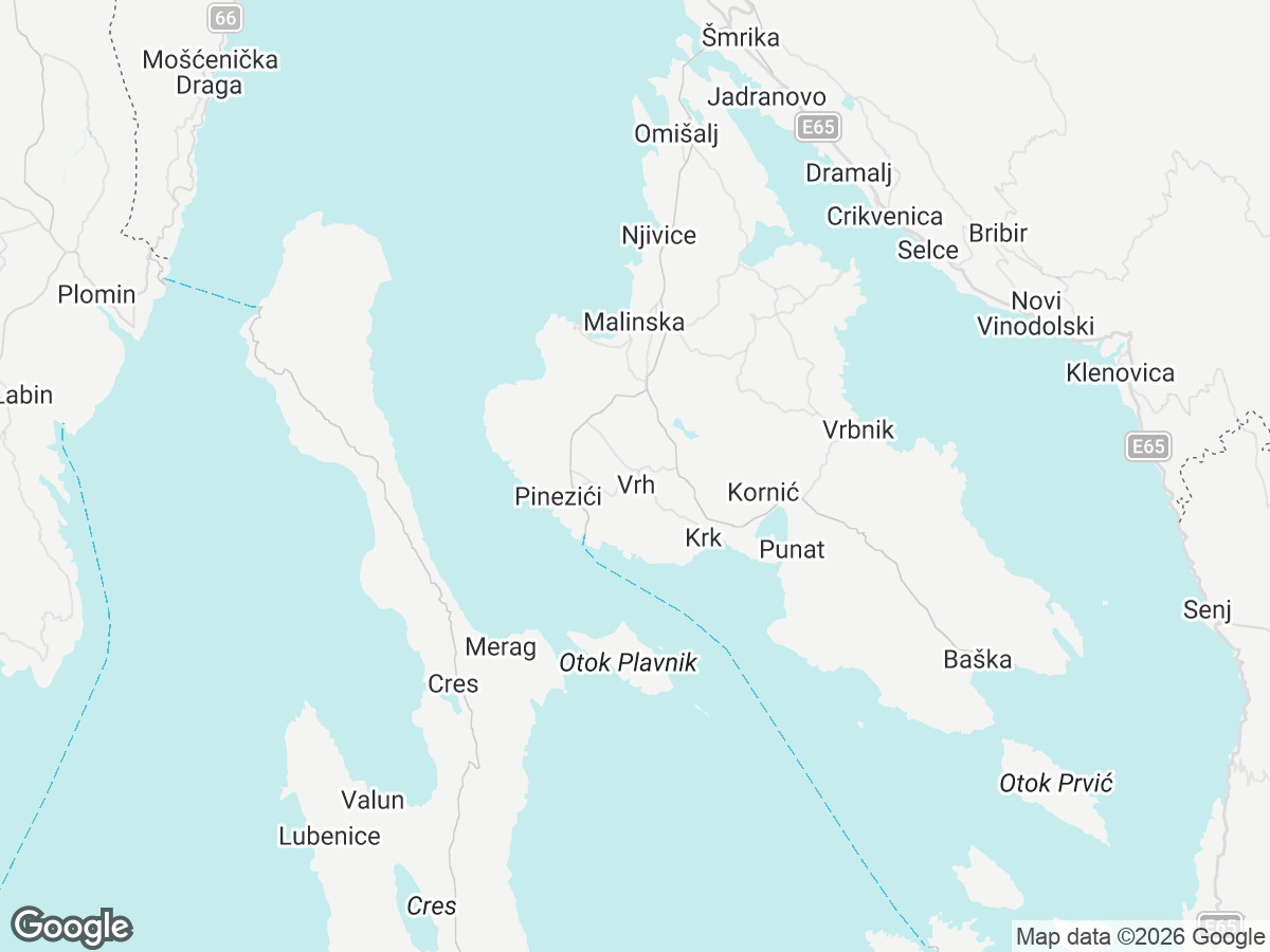 Location of Villa Miryam
