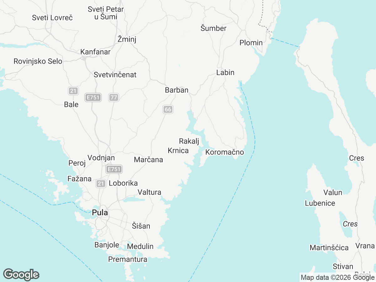 Locatie van Villa Nalani