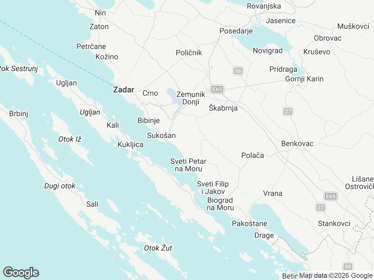 Locatie van Villa Maluja