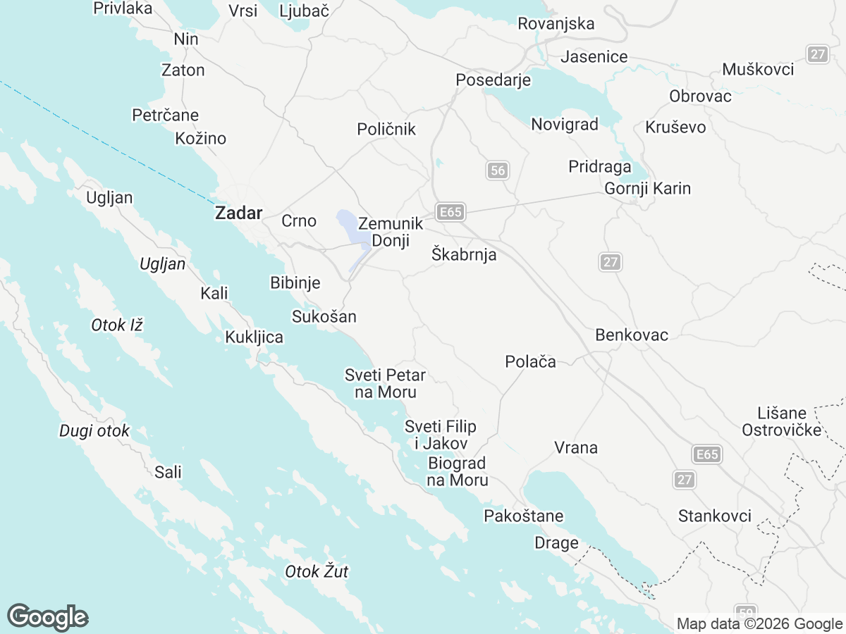 Beliggenhed af Villa Adora