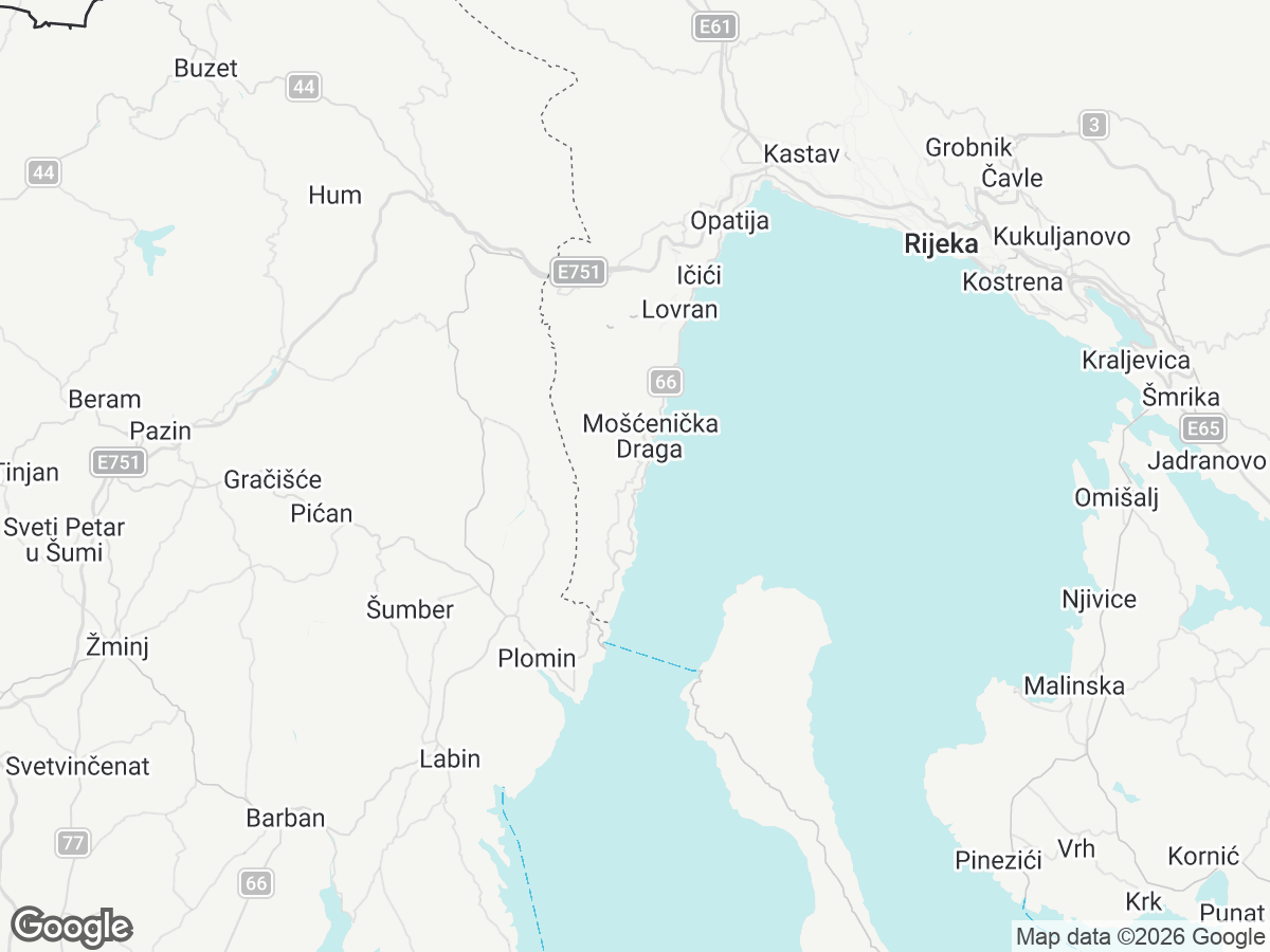Location of Villa Vista Hills