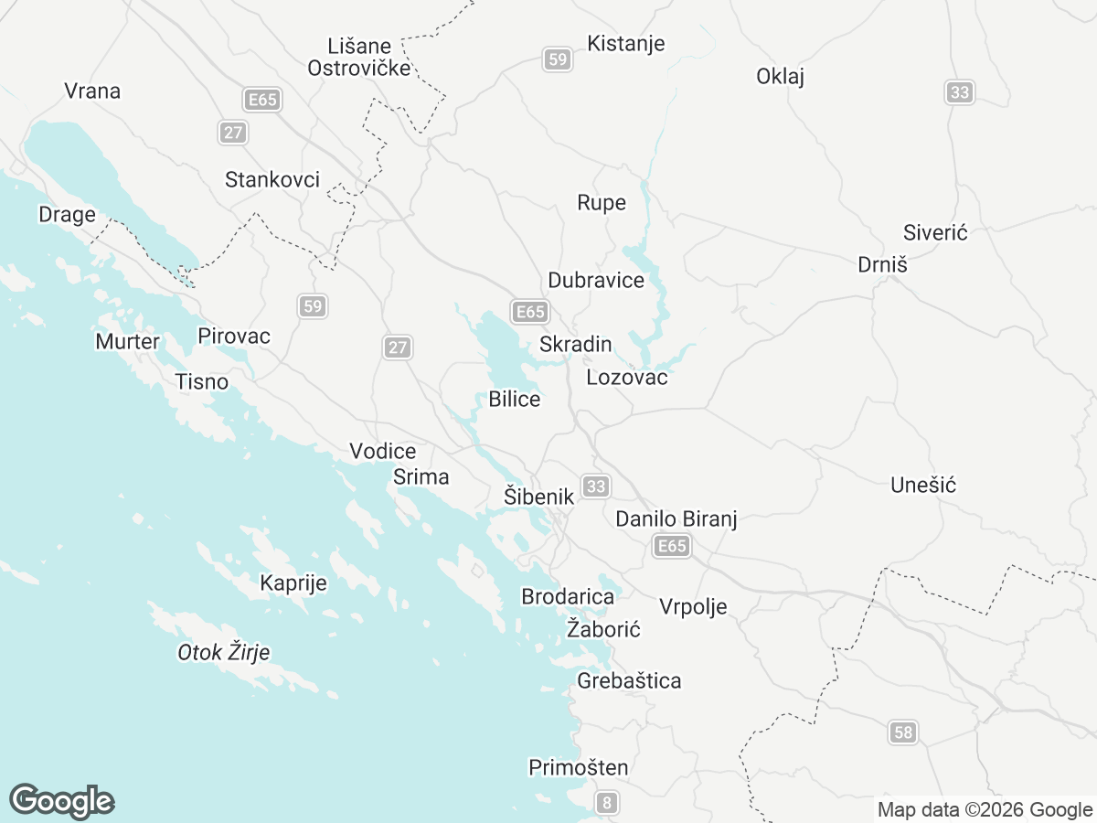 Location of Villa Sunset Lady