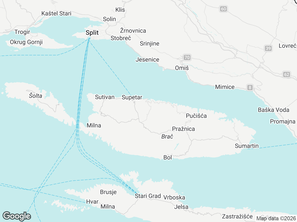Posizione di Villa Frajla