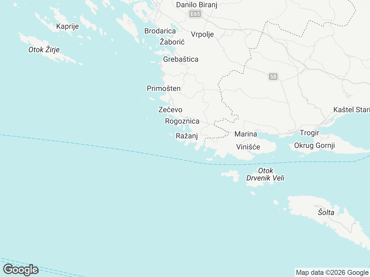 Location of Villa Compass