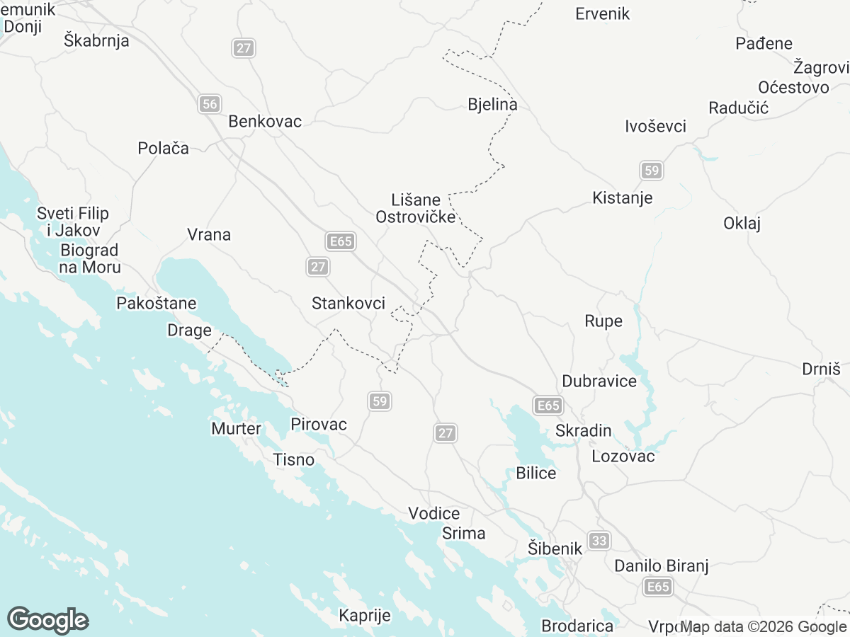 Location of Villa Rustica