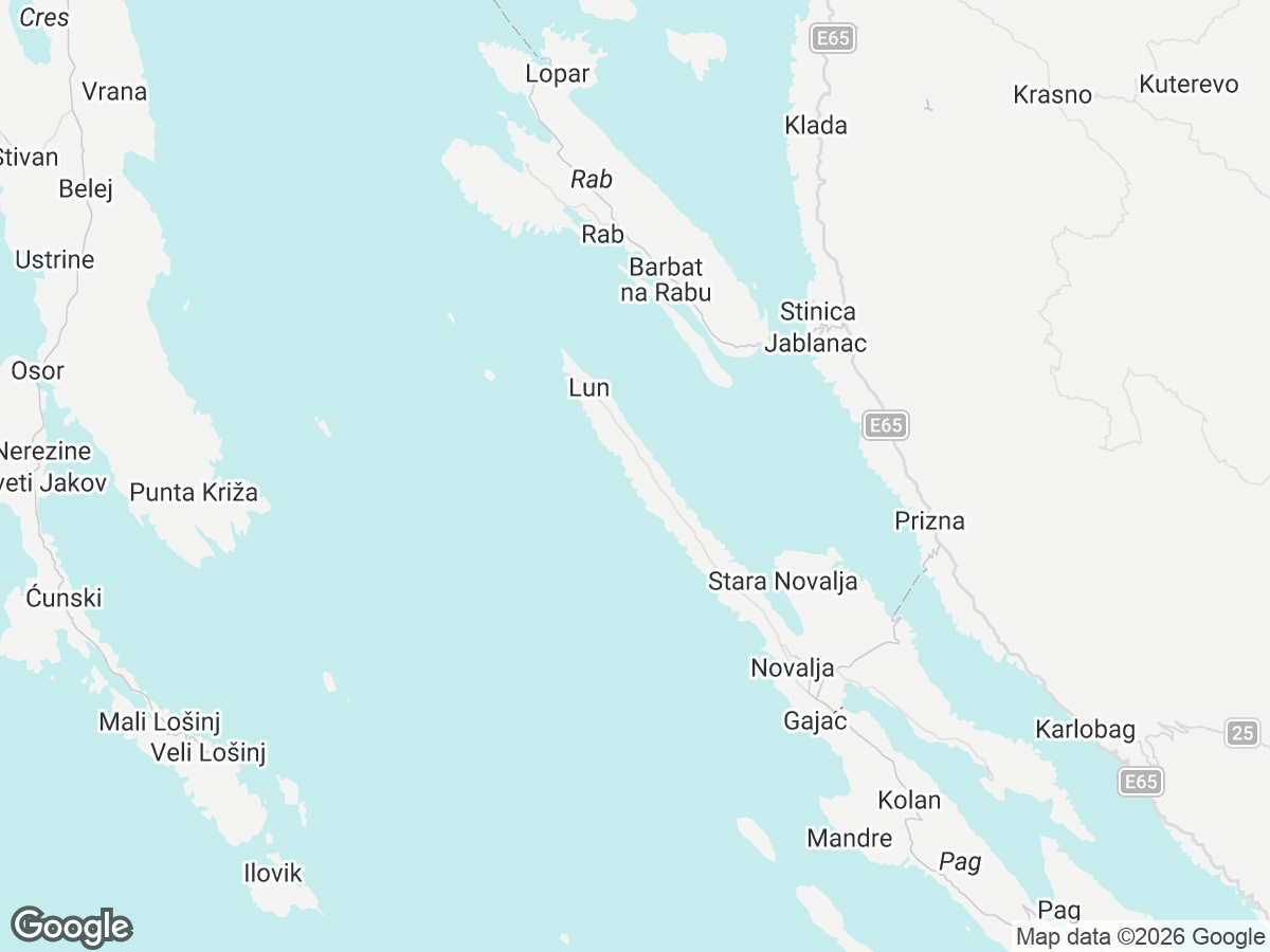 Posizione di Villa Harmony Pag