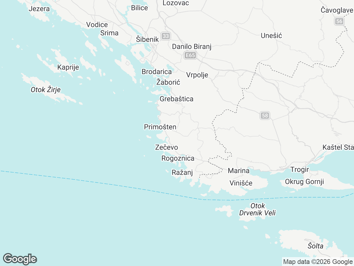 Location of Villa Angelina