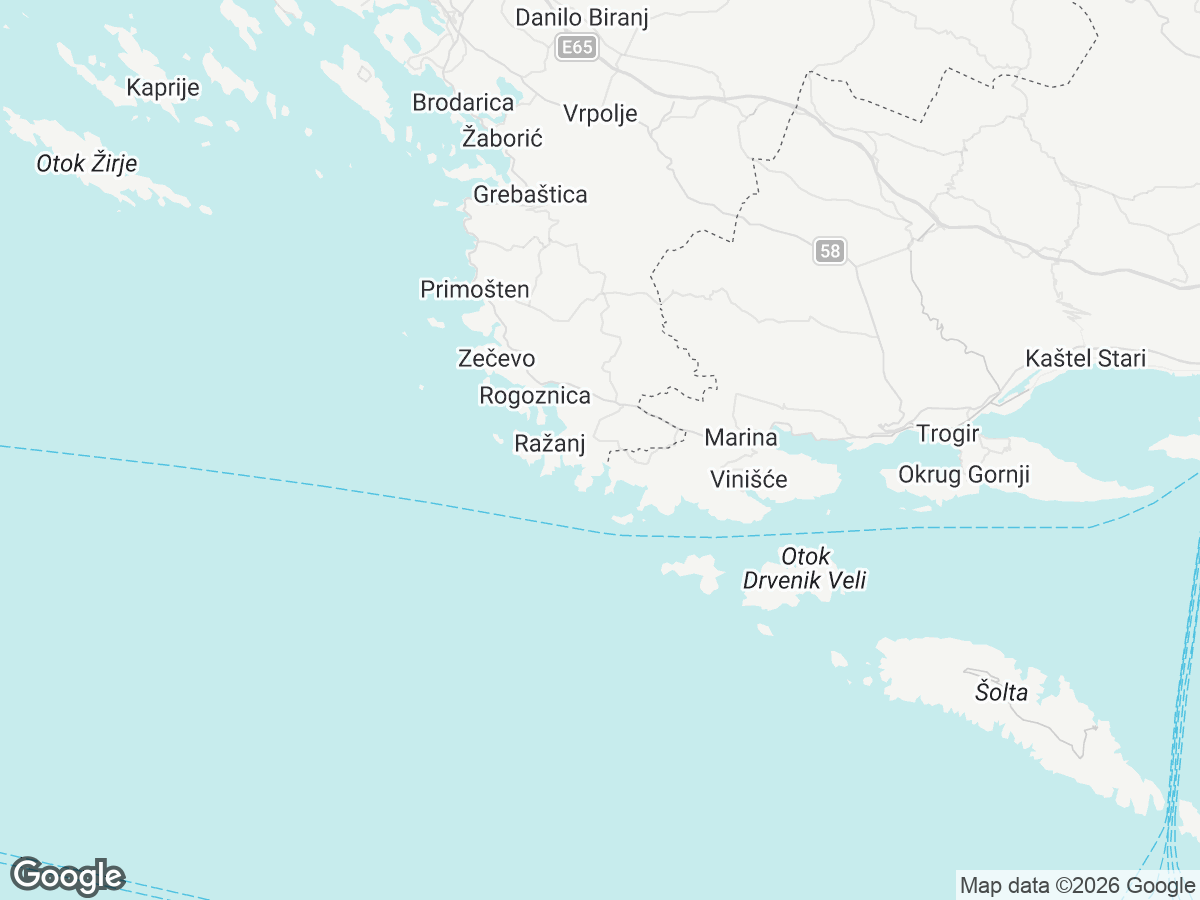 Location of Villa Ivelja