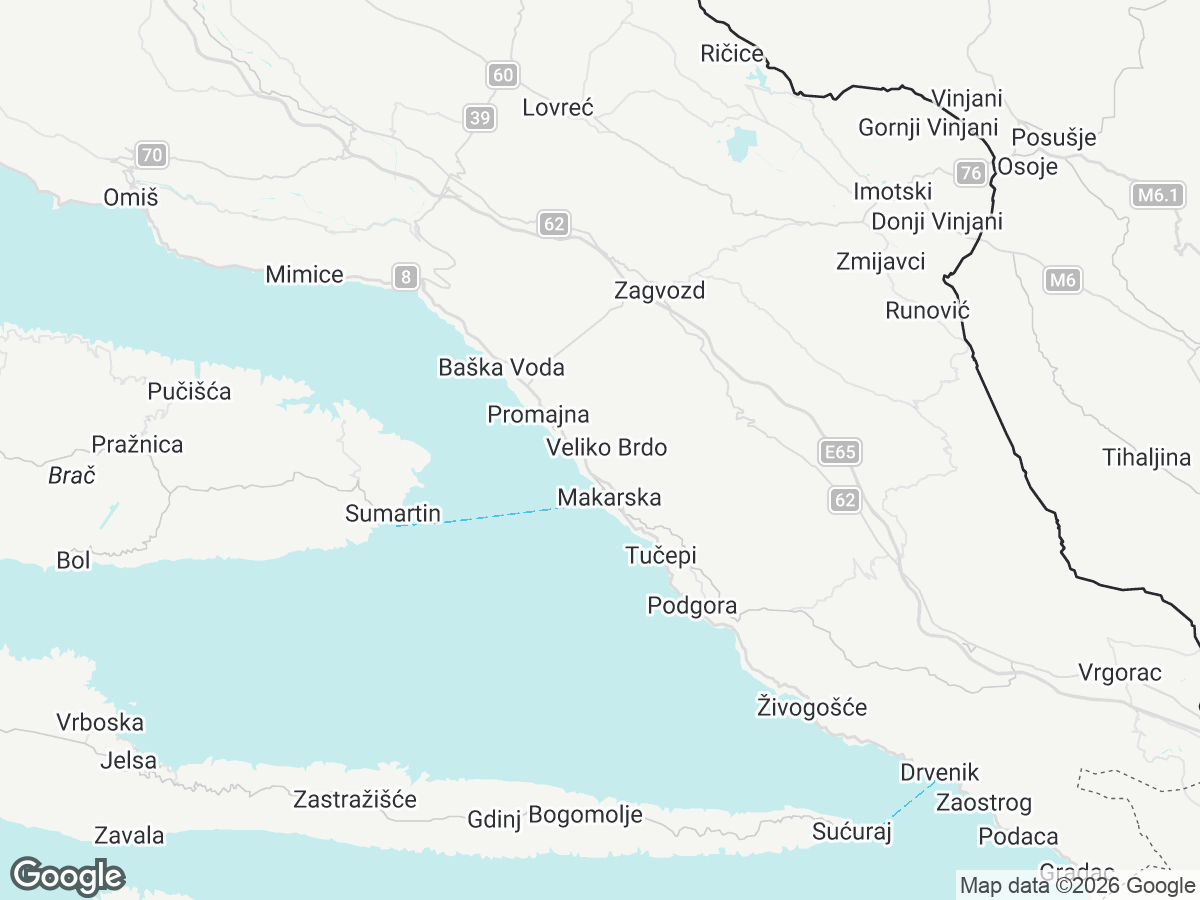 Location of Villa Vespera
