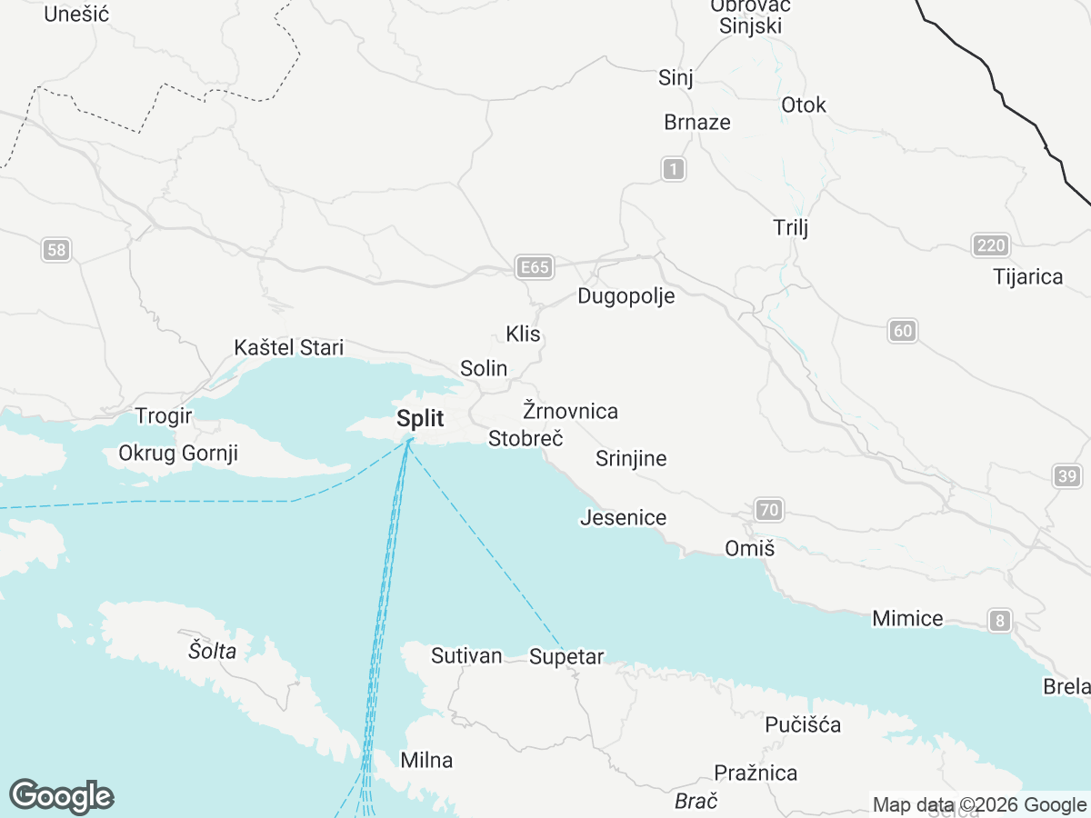 Posizione di Villa Terra Žrnovnica