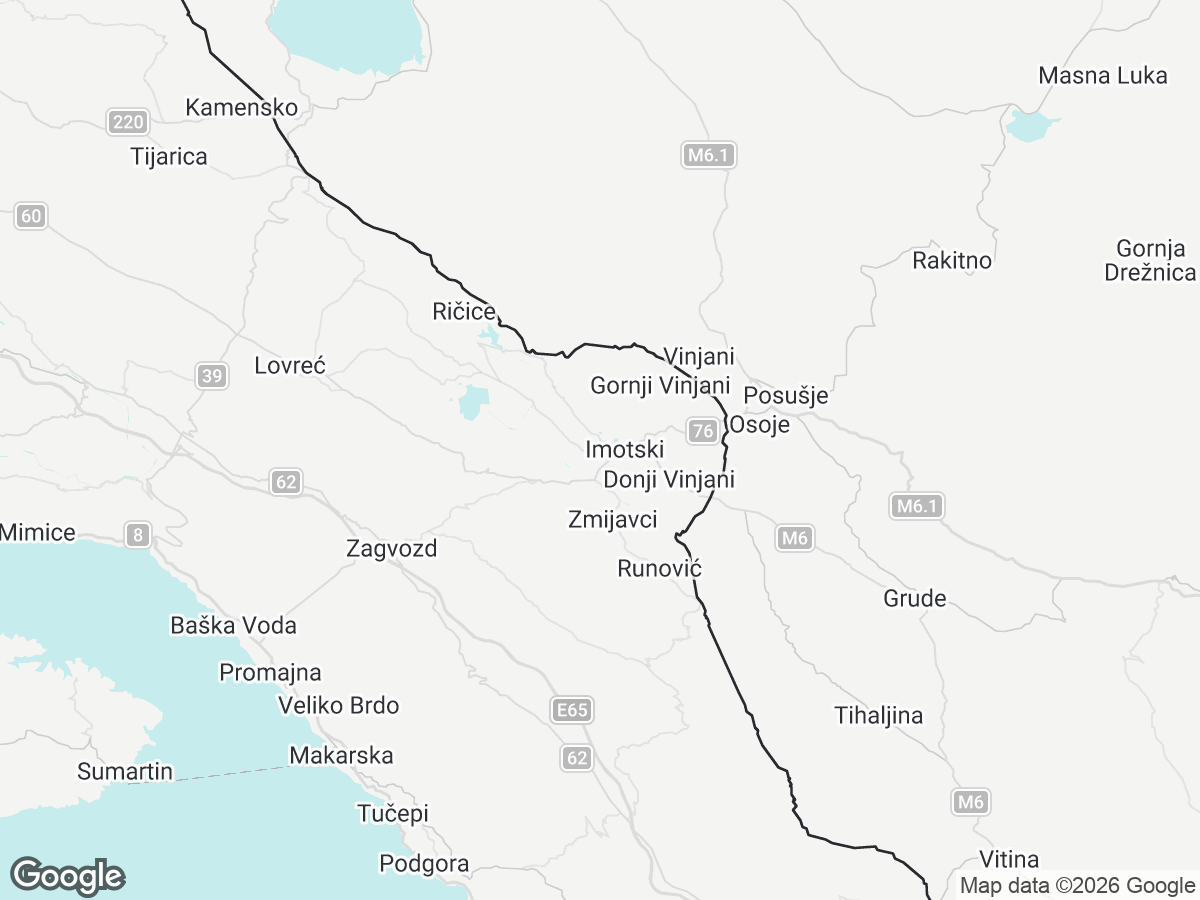 Location of Villa Vinko