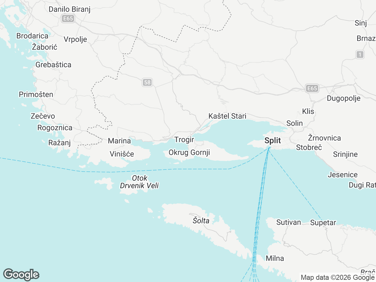 Location of Villa Salt