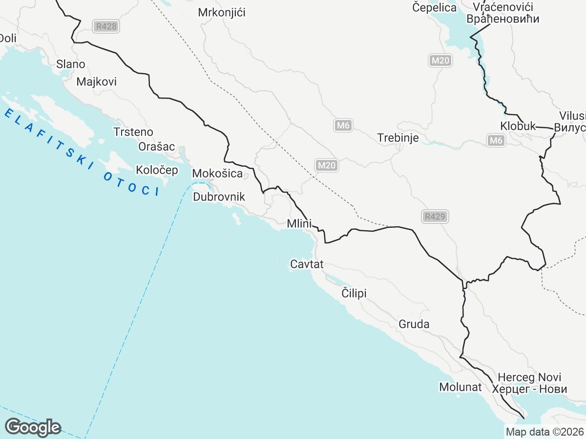 Location of Villa Mative