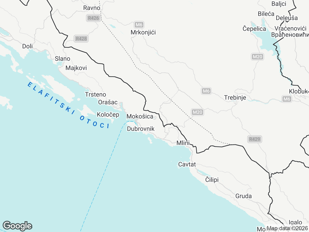 Location of Villa Palazzo Vimbula