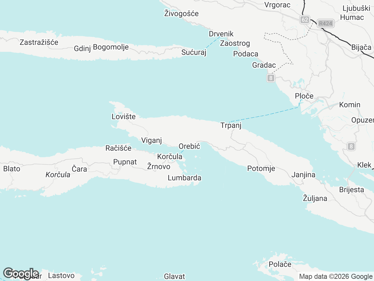 Location of Villa Andro