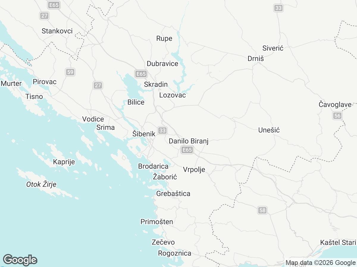 Location of Villa Casa di Pietra