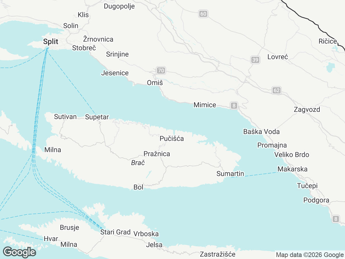 Posizione di Villa Sveti Nikola Lighthouse